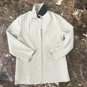 Hilary Radley diamond stitch quilted jacket M
